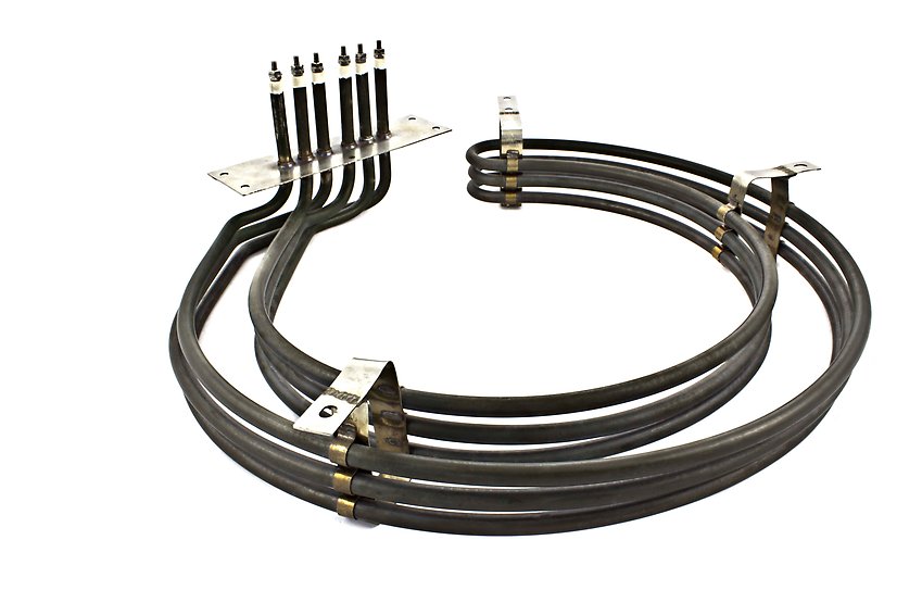 Tubular air heating elements